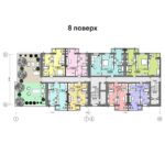 1 кімнатна квартира на 43 м² на 8 поверсі — ЖК Правильний Вибір у місті Дніпро - Зображення 2