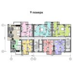 1 кімнатна квартира на 46,9 м² на 9 поверсі — ЖК Правильний Вибір у місті Дніпро - Зображення 2